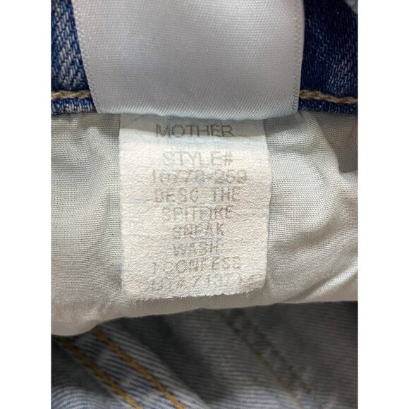 NWT Mother The Spitfire Sneak I Confess Relaxed Fit Baggy Jeans-sz 29 - Picture 13 of 14